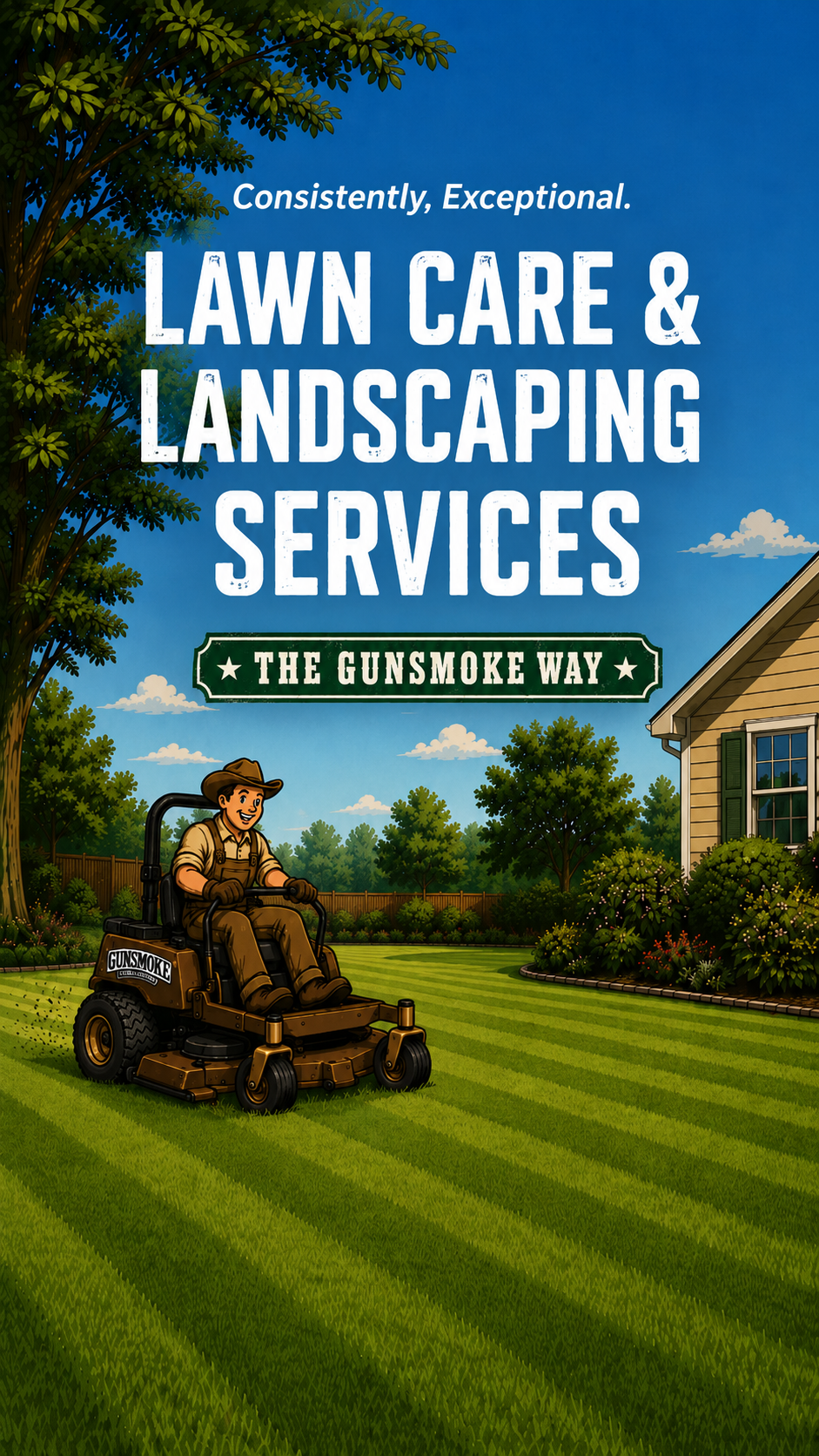 Gunsmoke Landscaping — Lawn Care & Landscaping Services, The Gunsmoke Way